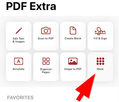converting a PDF on an iPhone